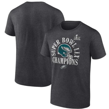 Men's Philadelphia Eagles Heather Charcoal Super Bowl LIX Champions Ring Season T-Shirt Men's Philadelphia Eagles Heather Charcoal Super Bowl LIX Champions Ring Season T-Shirt