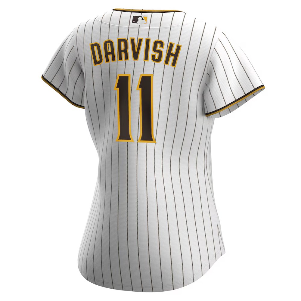 Women's San Diego Padres #11 Yu Darvish Nike White Home Replica Jersey