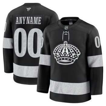Youth Los Angeles Kings Black Alternate Custom Jersey Youth Los Angeles Kings Black Alternate Custom Jersey