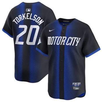 Youth Detroit Tigers #20 Spencer Torkelson 2024 Navy City Connect Cool Base Limited Stitched Baseball Jersey Youth Detroit Tigers #20 Spencer Torkelson 2024 Navy City Connect Cool Base Limited Stitched Baseball Jersey