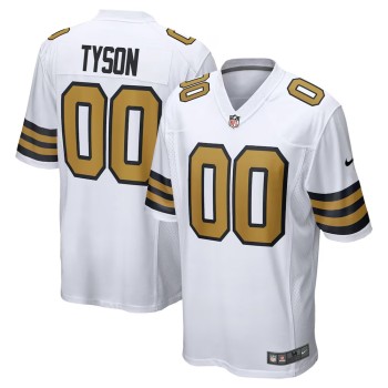 Men's New Orleans Saints Jordyn Tyson White 2026 NFL Draft Game Jersey Men's New Orleans Saints Jordyn Tyson White 2026 NFL Draft Game Jersey