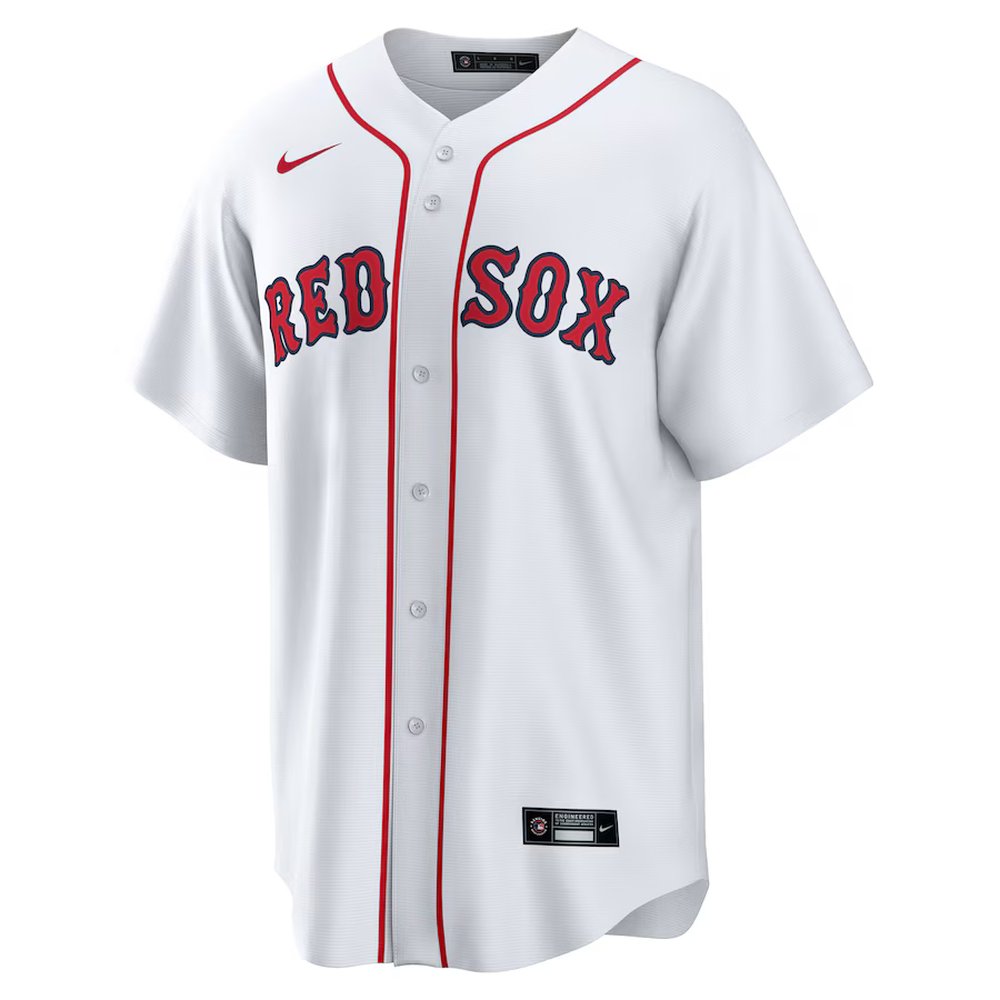 Men's Boston Red Sox #2 Alex Bregman White Home Replica Player Jersey