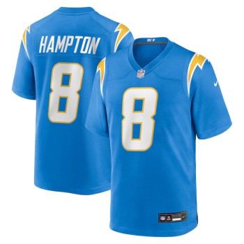Youth Los Angeles Chargers #8 Omarion Hampton Nike Powder Blue 2025 NFL Draft First Round Pick Game Jersey Youth Los Angeles Chargers #8 Omarion Hampton Nike Powder Blue 2025 NFL Draft First Round Pick Game Jersey