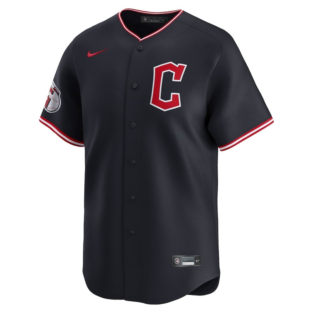 Men's Cleveland Guardians #57 Shane Bieber Black Home Limited Player Jersey Men's Cleveland Guardians #57 Shane Bieber Black Home Limited Player Jersey