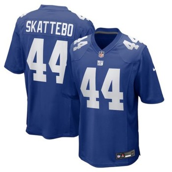 Men's New York Giants #44 Cam Skattebo Blue Game Player Jersey Men's New York Giants #44 Cam Skattebo Blue Game Player Jersey