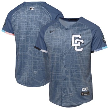 Youth Washington Nationals Nike Blue 2025 City Connect Limited Jersey Youth Washington Nationals Nike Blue 2025 City Connect Limited Jersey