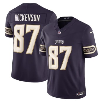Men's Minnesota Vikings #87 T.J. Hockenson Purple 2026 Rivalries Collection Vapor F.U.S.E. Limited Jersey Men's Minnesota Vikings #87 T.J. Hockenson Purple 2026 Rivalries Collection Vapor F.U.S.E. Limited Jersey