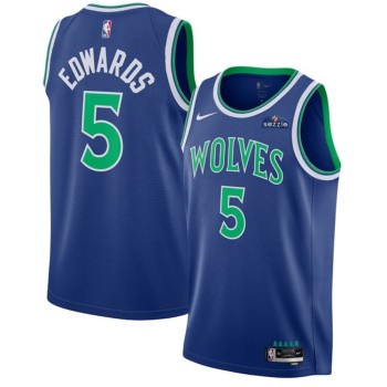 Youth Minnesota Timberwolves #5 Anthony Edwards Blue 2026/27 Icon Edition Jersey Youth Minnesota Timberwolves #5 Anthony Edwards Blue 2026/27 Icon Edition Jersey