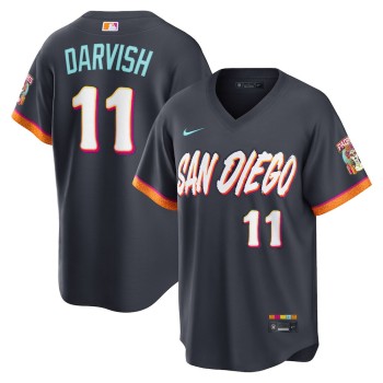Men's San Diego Padres #11 Yu Darvish Nike Obsidian 2026 City Connect Stadium Jersey Men's San Diego Padres #11 Yu Darvish Nike Obsidian 2026 City Connect Stadium Jersey