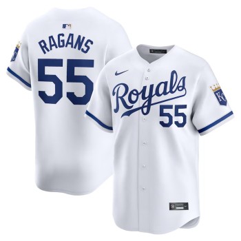 Women's Kansas City Royals #55 Cole Ragans Nike White Home Limited Player Jersey