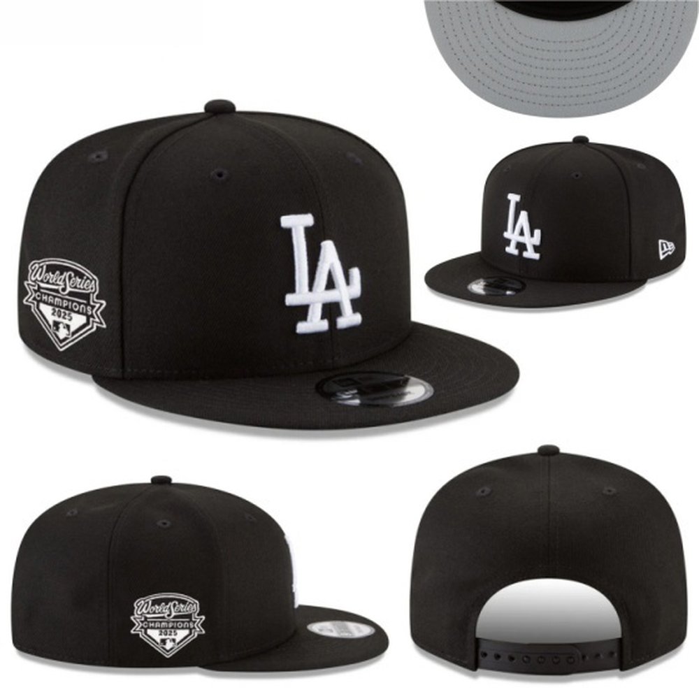 Los Angeles Dodgers 2025 World Series Champions Snapback Hat