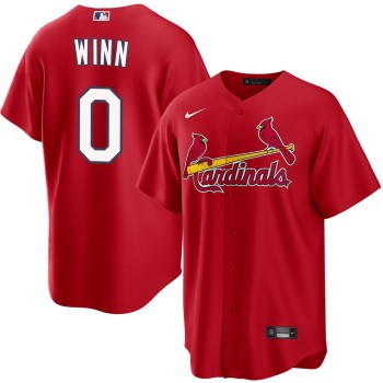 Men's St. Louis Cardinals #0 Masyn Winn Red Home Limited Jersey Men's St. Louis Cardinals #0 Masyn Winn Red Home Limited Jersey
