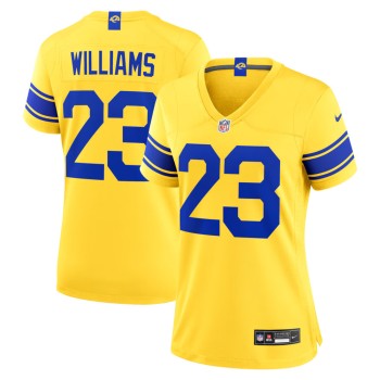 Women's Los Angeles Rams #23 Kyren Williams Nike Classic Sol Game Jersey