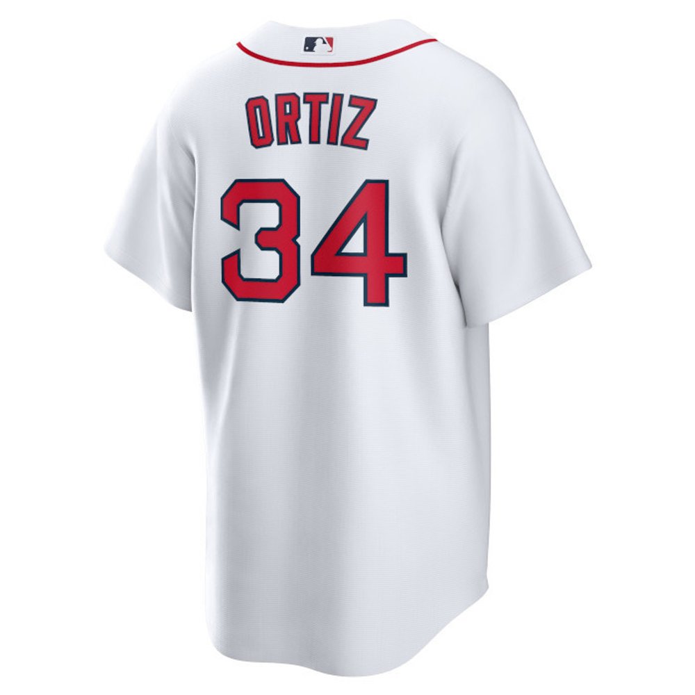 Men's Boston Red Sox #34 David Ortiz Cooperstown Collection White Home Jersey Men's Boston Red Sox #34 David Ortiz Cooperstown Collection White Home Jersey