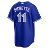 Men's Toronto Blue Jays #11 Bo Bichette Royal Alternate Replica Player Name Jersey Men's Toronto Blue Jays #11 Bo Bichette Royal Alternate Replica Player Name Jersey