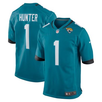 Youth Jacksonville Jaguars #1 Travis Hunter Nike Teal 2025 NFL Draft First Round Pick Game Jersey Youth Jacksonville Jaguars #1 Travis Hunter Nike Teal 2025 NFL Draft First Round Pick Game Jersey