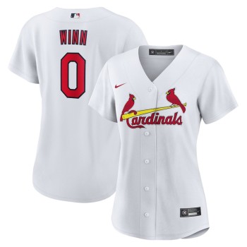 Women's St. Louis Cardinals #0 Masyn Winn White Home Replica Jersey Women's St. Louis Cardinals #0 Masyn Winn White Home Replica Jersey