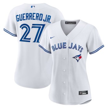 Women's Toronto Blue Jays #27 Vladimir Guerrero Jr. White Home Replica Player Jersey Women's Toronto Blue Jays #27 Vladimir Guerrero Jr. White Home Replica Player Jersey