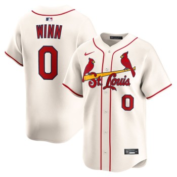 Men's St. Louis Cardinals #0 Masyn Winn Cream Home Limited Jersey Men's St. Louis Cardinals #0 Masyn Winn Cream Home Limited Jersey