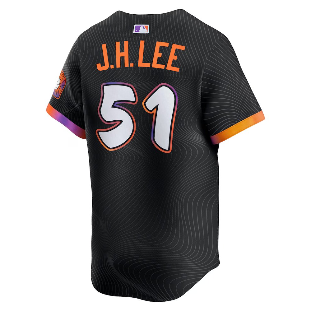 Men's San Francisco Giants #51 Jung Hoo Lee Nike Black 2025 City Connect Limited Jersey