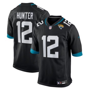 Men's Jacksonville Jaguars #12 Travis Hunter Nike Black 2025 NFL Draft First Round Pick Alternate Game Player Jersey Men's Jacksonville Jaguars #12 Travis Hunter Nike Black 2025 NFL Draft First Round Pick Alternate Game Player Jersey