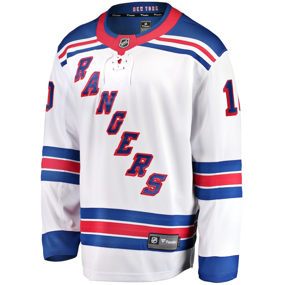 Men's New York Rangers #10 Artemi Panarin White Away Premier Breakaway Player Jersey