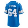 Men's Detroit Lions Bryan Hudson  Blue Game Jersey