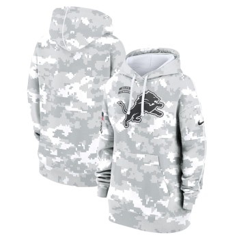 Women's Detroit Lions Arctic Camo 2024 Salute To Service Club Fleece Pullover Hoodie Women's Detroit Lions Arctic Camo 2024 Salute To Service Club Fleece Pullover Hoodie