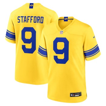 Men's Los Angeles Rams #9 Matthew Stafford Nike Classic Sol Game Jersey Men's Los Angeles Rams #9 Matthew Stafford Nike Classic Sol Game Jersey
