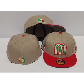 Mexico National Baseball Team Fitted Hat Mexico National Baseball Team Fitted Hat