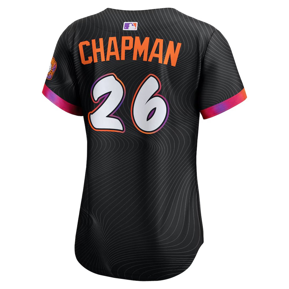 Women's San Francisco Giants #26 Matt Chapman Nike Anthracite 2025 City Connect Limited Jersey