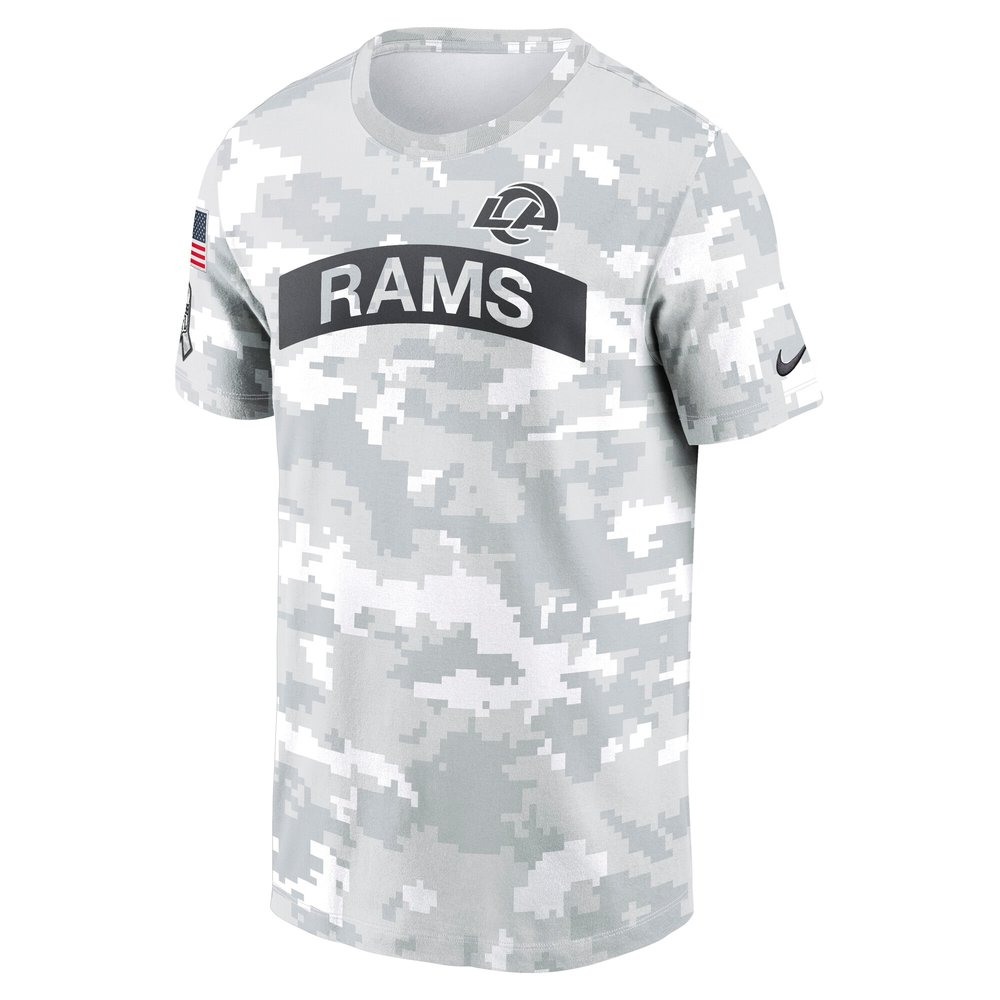 Men's Los Angeles Rams Arctic Camo 2024 Salute To Service Performance T-Shirt