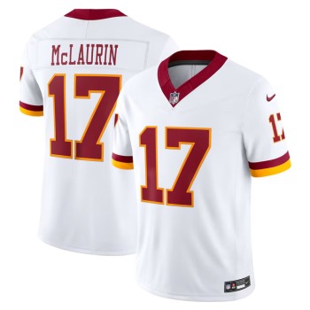 Men's Washington Commanders #17 Terry McLaurin White Super Bowl Era Vapor F.U.S.E. Sewn Down Limited Jersey Men's Washington Commanders #17 Terry McLaurin White Super Bowl Era Vapor F.U.S.E. Sewn Down Limited Jersey