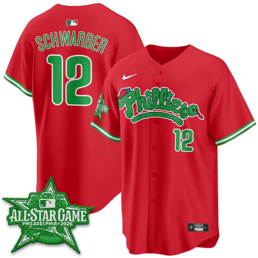 Youth Philadelphia Phillies #12 Kyle Schwarber Red 2026 MLB All-Star Jersey