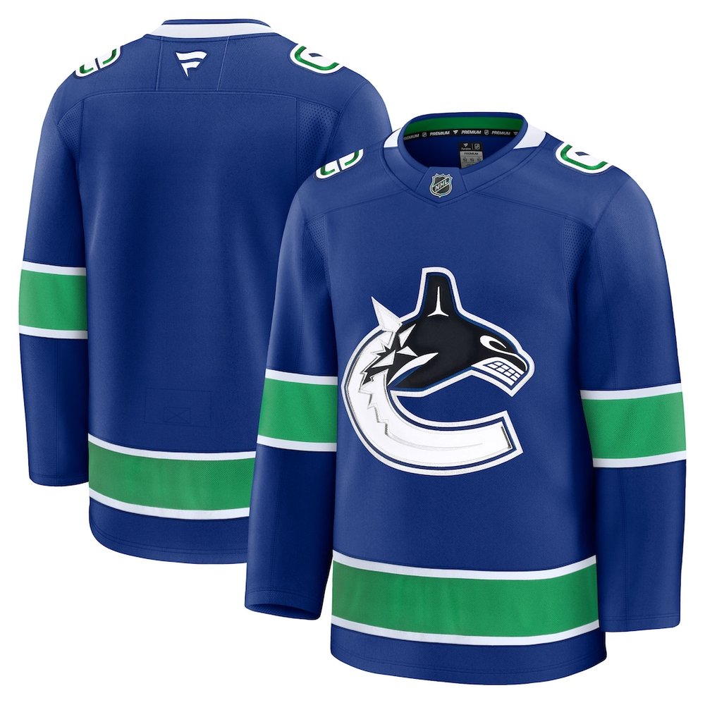 Youth Vancouver Canucks Blue Home Jersey