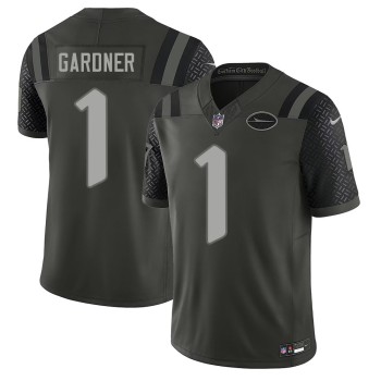 Youth New York Jets #1 Ahmad Sauce Gardner Black Rivalries Collection F.U.S.E. Vapor Limited Stitched Jersey Youth New York Jets #1 Ahmad Sauce Gardner Black Rivalries Collection F.U.S.E. Vapor Limited Stitched Jersey