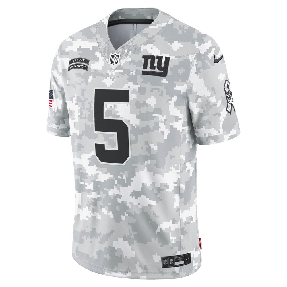 Men's New York Giants Kayvon Thibodeaux Arctic Camo 2024 Salute to Service Limited Jersey