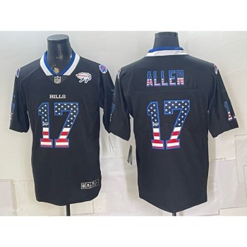 Men's Buffalo Bills #17 Josh Allen Black Vapor Limited Jersey Men's Buffalo Bills #17 Josh Allen Black Vapor Limited Jersey