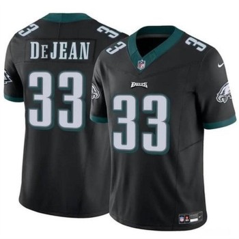 Youth Philadelphia Eagles #33 Cooper DeJean Black 2024 Draft F.U.S.E Vapor Untouchable Limited Stitched Football Jersey Youth Philadelphia Eagles #33 Cooper DeJean Black 2024 Draft F.U.S.E Vapor Untouchable Limited Stitched Football Jersey