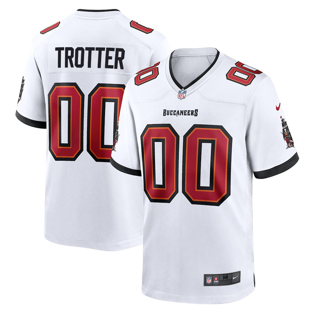 Youth Tampa Bay Buccaneers Josiah Trotter White 2026 NFL Draft Game Jersey