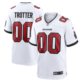 Men's Tampa Bay Buccaneers Josiah Trotter White 2026 NFL Draft Game Jersey Men's Tampa Bay Buccaneers Josiah Trotter White 2026 NFL Draft Game Jersey