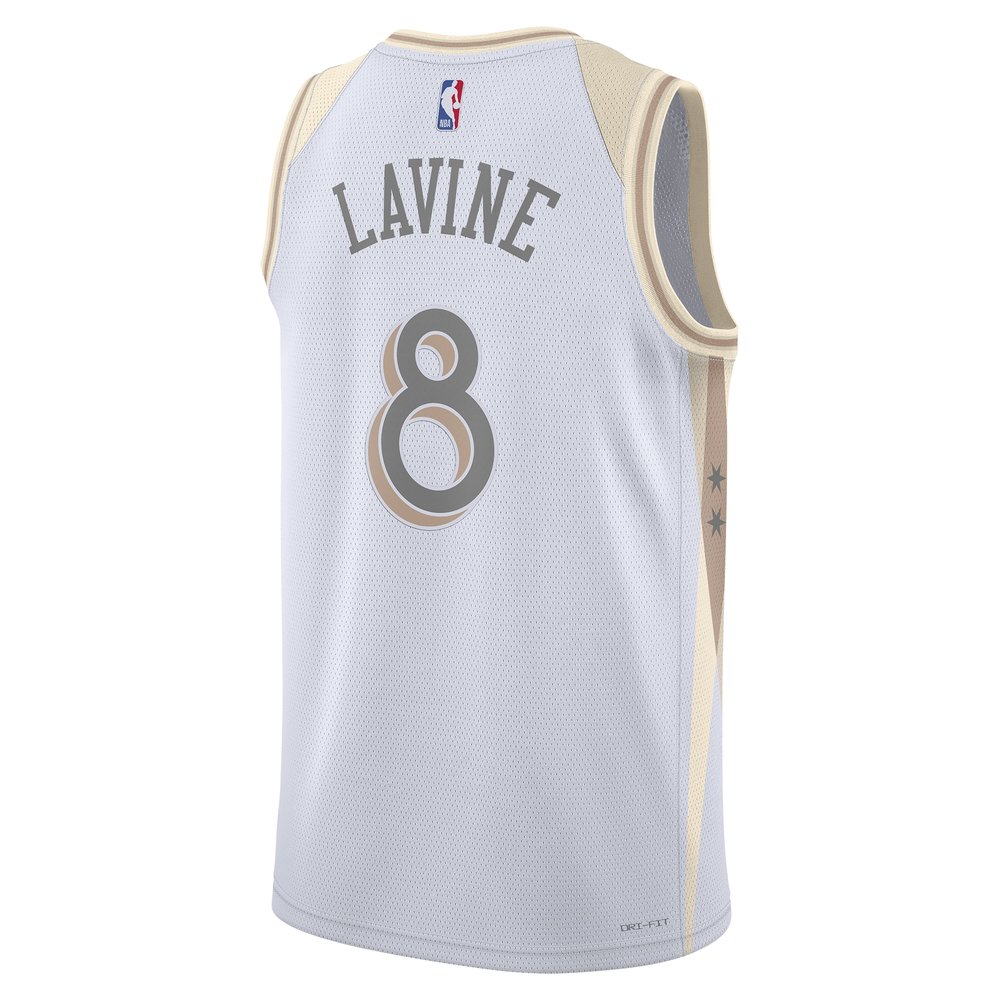 Unisex Chicago Bulls Zach LaVine White 2024/25 Swingman Player Jersey - City Edition