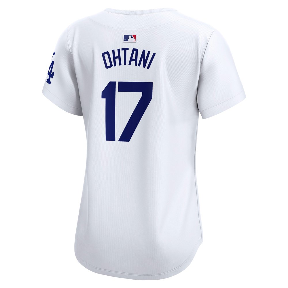 Women's Los Angeles Dodgers #17 Shohei Ohtani White 2024 World Series Home Limited Player Jersey Women's Los Angeles Dodgers #17 Shohei Ohtani White 2024 World Series Home Limited Player Jersey