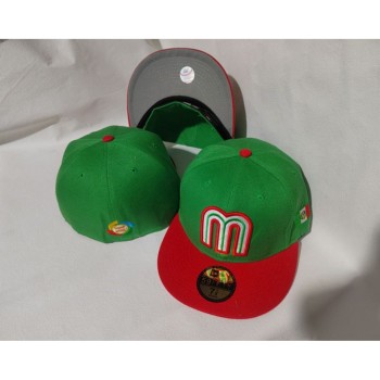 Mexico National Baseball Team Fitted Hat Mexico National Baseball Team Fitted Hat