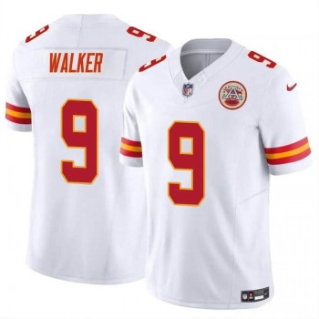 Men's Kansas City Chiefs #9 Kenneth Walker III White Vapor F.U.S.E Limited Jersey Men's Kansas City Chiefs #9 Kenneth Walker III White Vapor F.U.S.E Limited Jersey