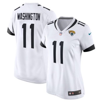 Women's Jacksonville Jaguars #11 Parker Washington White Team Game Jersey Women's Jacksonville Jaguars #11 Parker Washington White Team Game Jersey