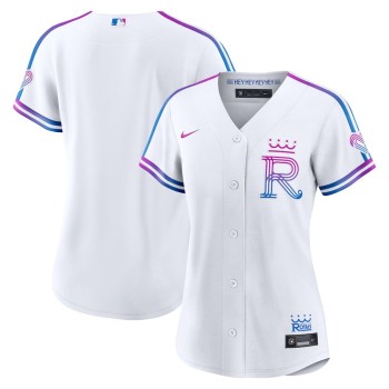 Women's Kansas City Royals Nike White 2026 City Connect Stadium Jersey Women's Kansas City Royals Nike White 2026 City Connect Stadium Jersey