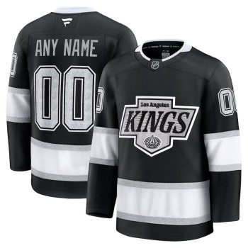 Youth Los Angeles Kings Black Home Custom Jersey