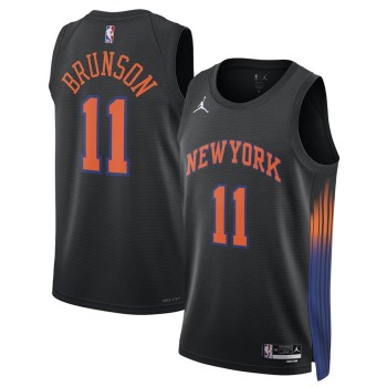 Men's New York Knicks #11 Jalen Brunson Black 2025/26 Statement Edition Jersey Men's New York Knicks #11 Jalen Brunson Black 2025/26 Statement Edition Jersey
