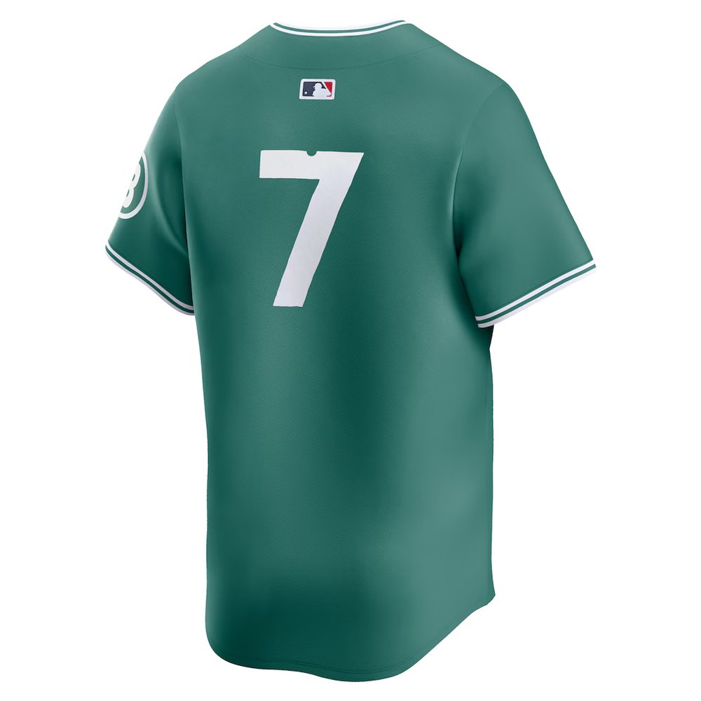 Men's Boston Red Sox #7 Masataka Yoshida Green 2025 City Connect Limited Player Jersey